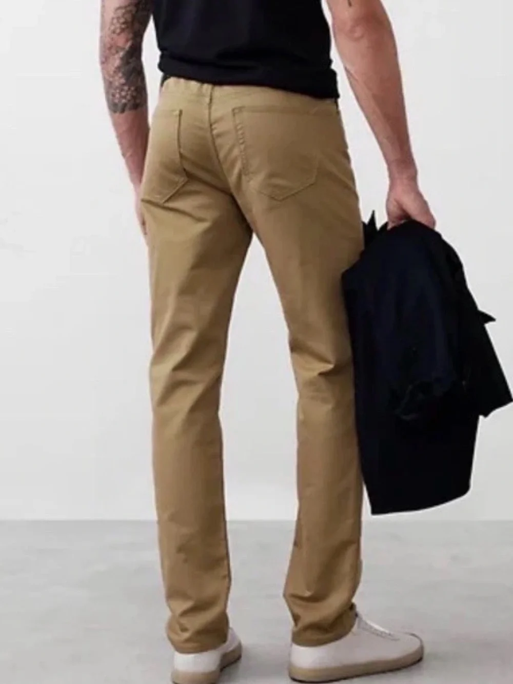 Banana Republic Mens Travel Jean Slim Fit Pants 35x30 Whiskey Khaki Brown Chino